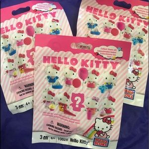 Rare! Hello Kitty Megabloks Blind Bags -Set of 3